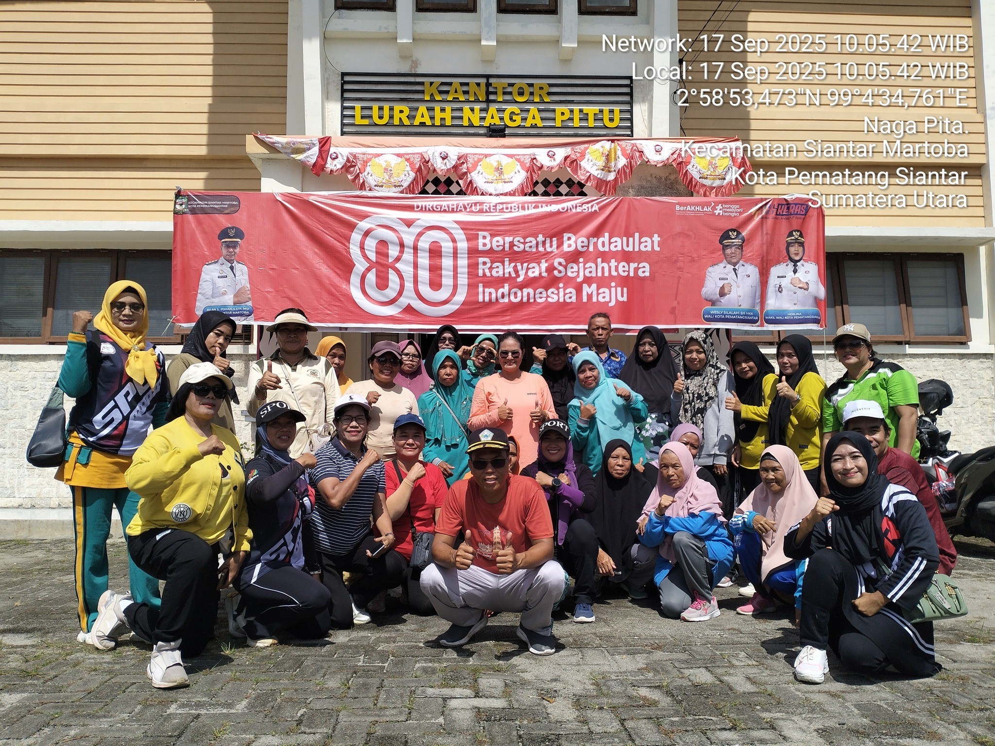 Giat Posyandu Remaja , Dewasa dan Lansia, cek tensi, dan senam ceria di  Kampung Duku Kelurahan Naga